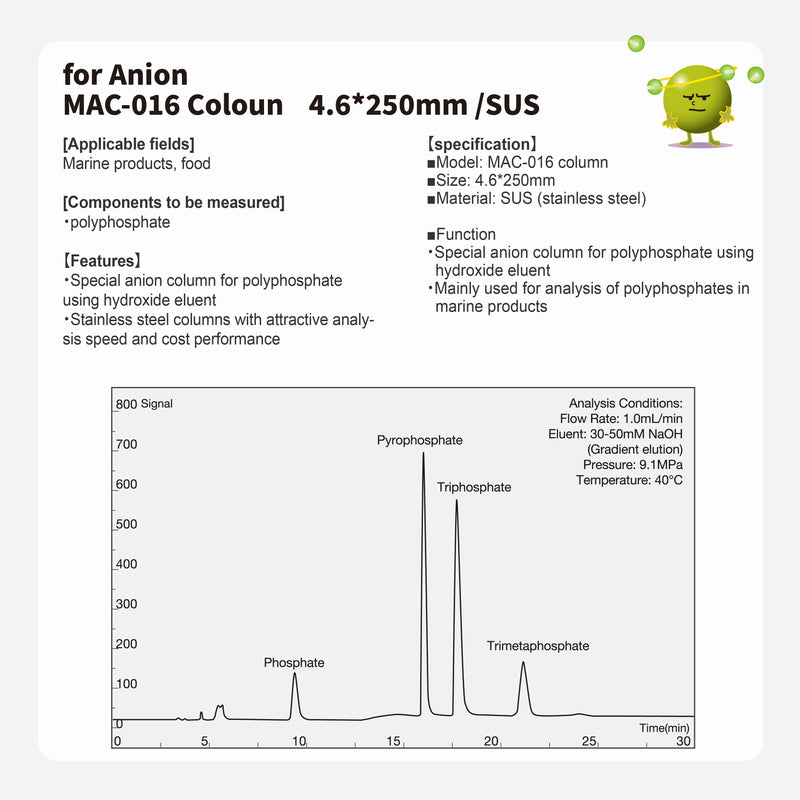 Load image into Gallery viewer, Anion column MAC-016 (4.6*250mm)(made by SUS)